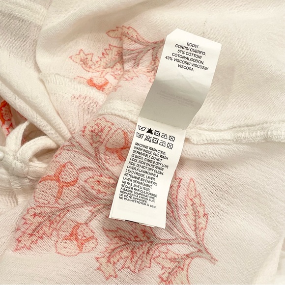 Lucky Brand Floral Wrap Top - Picture 13 of 14